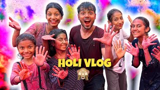 Holi Vlog 2024 😍 Sabne Bhot Color Lgaya Best Holi Kheli Es Bar Toh ❤️ [upl. by Ardnasirhc]