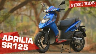 2018 Aprilia SR125  5 Things you need to know  First Ride Review [upl. by Yendic]