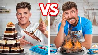 Cooking Challenge vs MrBeast [upl. by Naillik304]