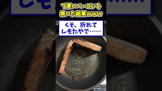 【2ch面白いスレ】ベーコン焼くンゴ！料理下手イッチにスレ民総ツッコミwww [upl. by Sisak]