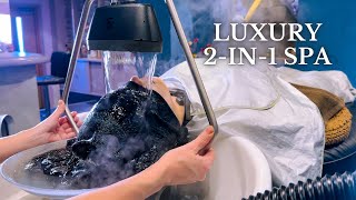 ASMR I FOUND AQUA THERAPY HEAD SPA 3 HOURS AWAY FROM TOKYO [upl. by Danaher]