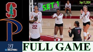 Stanford vs Pepperdine Set 1 AND 2  Womens College Volleyball 2024  NCAA Volleyball 2024 [upl. by Danziger]