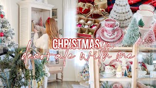 VINTAGE CHRISTMAS DECORATE WITH ME 2023  thrifted christmas decorating ideas 🎄 [upl. by Lustick937]