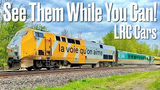 West of Cornwall ON Bombardier Light Rapid Rapide Comfortable cars viarail trains railfan [upl. by Roxy]