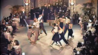 Whiteys Lindy Hoppers performing the Big Apple 1939 [upl. by Ahsitneuq]