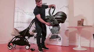 BABYZEN  How to affix car seat onto YOYO [upl. by Daberath]