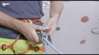 Climb Safe How to belay with the ATC [upl. by Kcirdlek]