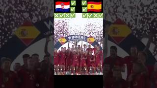 Croatia vs Spain UEFA nations league final 2023 shorts highlights football [upl. by Nylecoj933]