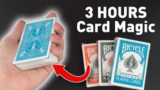 ASMR 3 HOURS of CARD MAGIC Tutorials [upl. by Oicaro]