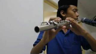 Ombak Rindu  Instrumental cover rekorder flute dan gitar cover [upl. by Nebuer]