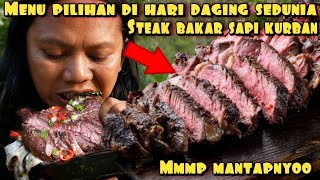 STEAK BAKAR DAGING SAPI KURBAN [upl. by Barnaby]