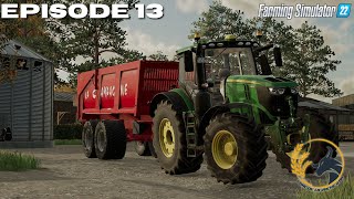 Transport de fumier   EARL de la vache dor EP13 Série RP  Farming Simulator 22 [upl. by Lledor]