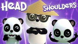 Tête Épaules Genoux Et Orteils  Comptines  Chansons Panda Bao  Head Shoulders  Kids Tv Française [upl. by Dorin]