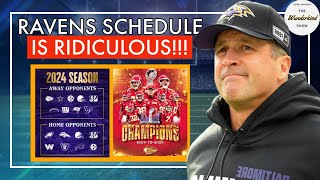 The Baltimore Ravens schedule for 2024 is absolutely RIDICULOUS 896 [upl. by Ortrude]