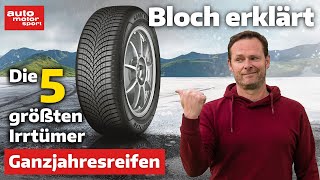 Ganzjahresreifen Die 5 größten Irrtümer  Bloch erklärt 257  auto motor und sport [upl. by Brear]