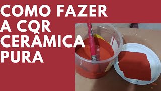 como fazer a cor cerâmica pura com bisnaga xadrez brincando com as cores [upl. by Raddie]