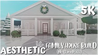 5K BLOXBURG AESTHETIC FAMILY HOUSE BUILD NO GAMEPASS [upl. by Latini]