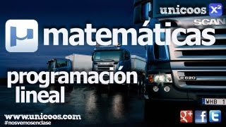 Programacion lineal  Transporte 01 BACHILLERATO matematicas selectividad [upl. by Attenweiler]