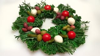 Christmas Wreath Appetizer  Easy Holiday Recipe [upl. by O'Dell761]