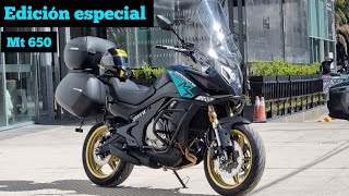 PROBÉ LA NUEVA CF MOTO MT 650 tft 2022 EDICION ESPECIAL [upl. by Wina846]