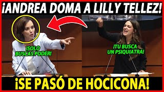 ¡ANDREA CHAVEZ FUE MUCHA PIEZA PARA LILLY TELLEZ LE PUSO UNA AUTENTICA ARR4STRADA [upl. by Aihc82]