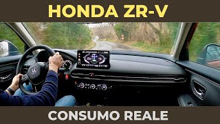 HONDA ZRV  prova consumo reale [upl. by Menken]