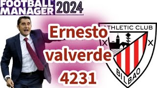 ERNESTO VALVERDEs 4231 ATHLETIC BILBAO FM24 TACTICS [upl. by Rehpotsirhcnhoj]