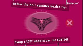 Reuterina Femme  Below the belt health tips [upl. by Adnocahs772]