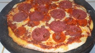 Pizza con salame y pepperoni [upl. by Cass]