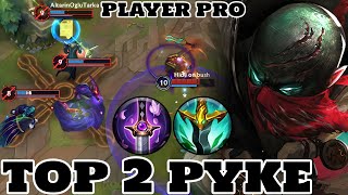 Wild Rift Pyke  Top 2 Pyke Gameplay Jungle Pyke Rank Grandmaster [upl. by Premer786]