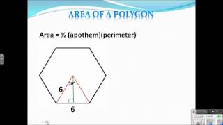 Geometry Lesson 103 Area of a Polygon [upl. by Ahtreb]