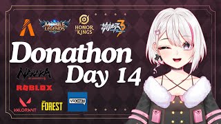 【DONATHON】Kita setengah hari saja yak 3  Day 14  iraleshow livestream vtuberindonesia [upl. by Okeim853]