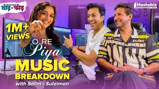 O Re Piya Music Breakdown with SalimSulaiman  Rahat Fateh Ali Khan  Mashable ToddFodd  EP04 [upl. by Yrrag]