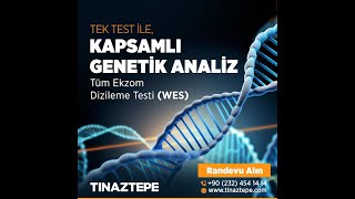 Prof Dr Necat İmirzalıoğlu  Tüm Ekzom Dizileme testi [upl. by Nwahsat]