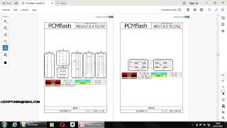 PCMFLASH ECU BENCH PINOUT MODULE 71 [upl. by Adoree]