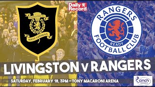 Livingston v Rangers TV and live stream details plus team news ahead of Scottish Premiership match [upl. by Aimit]