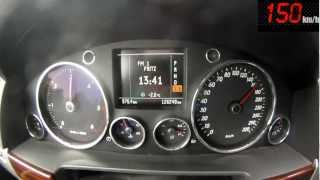 VW Touareg V10 TDI 50 0100  100200 Acceleration [upl. by Brewer]