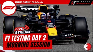 F1 TESTING DAY 2 LIVE  Formula 1 Bahrain Live Commentary  Watchalong [upl. by Rochette]