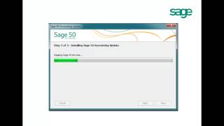 Sage 50 2014 2 1 Update Installation [upl. by Courtenay]