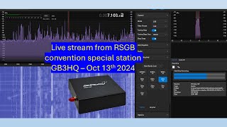 SDRplay nRSPST in the UK receiving GB3HQ QSOs live  second recording [upl. by Mignon268]