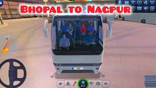 Bus Simulator  Ultimate  Zuuks Tunnel  Mobile Gameplay  Bhopal To Nagpur Journey 🚌 [upl. by Niboc]