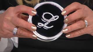 Safekeeper Initial Jewelry Box with Rope Trim by Lori Greiner on QVC [upl. by Yager]