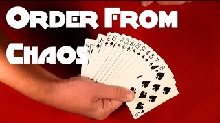 Great Card Trick  Order From Chaos [upl. by Dinnage]