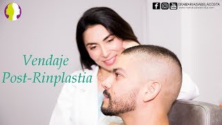 Vendaje Post  Rinoplastia [upl. by Fradin765]