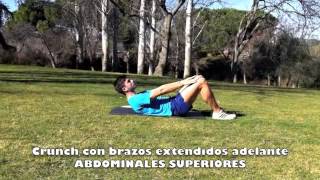 Personal Running  ABDOMINALES crunch con brazos extendidos hacia delante [upl. by Belayneh]