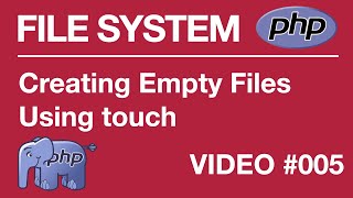 PHP  FILE SYSTEM  BEGINNER  Creating A File 005  Tips from a Self Taught Developer [upl. by Silvers]