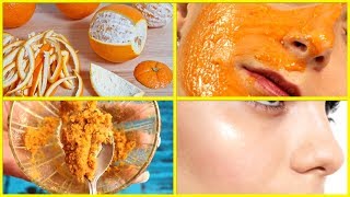 Skin Whitening With Orange Peels Face Pack for Glowing Skin  100 Effective [upl. by Wang683]