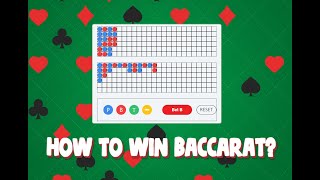 How to WIN Baccarat [upl. by Nnaid]