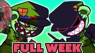 Friday Night Funkin Flippy VS EVIL Boyfriend FULL WEEK Flipped Out [upl. by Naloj]