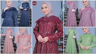 Model Baju GAMIS TERBARU 2024 ANGGITA ❗ DRESS BROKAT ❗ OOTD HIJAB ❗ ORDER WA  081575563680 [upl. by Boar]